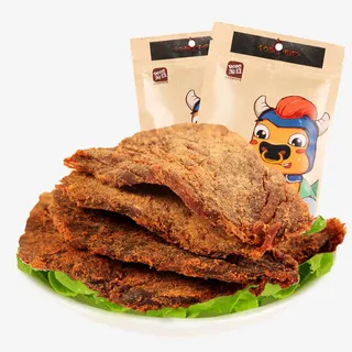 好吃的风味牛肉干免抠
