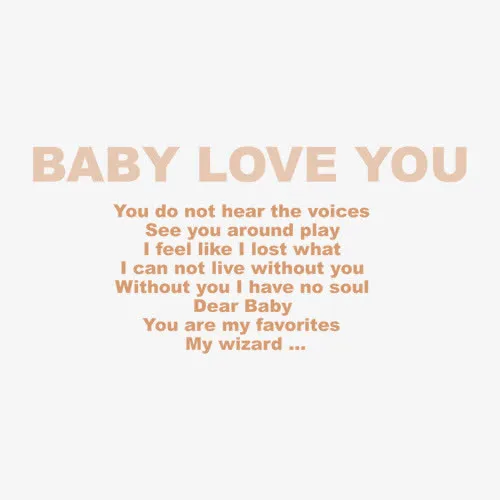 BABALOVEYOU艺术字免抠