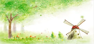 手绘卡通画背景高清