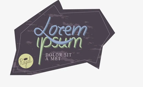 灰色不规则促销标签免抠