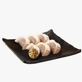 茴香牛肉饺子蒸饺肉饺免抠