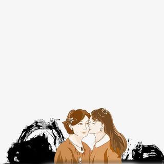 红色现代海报装饰免抠