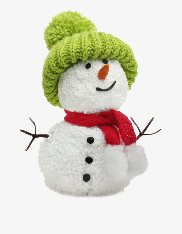 布艺雪人免抠