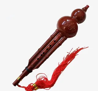 合成木纹葫芦丝免抠