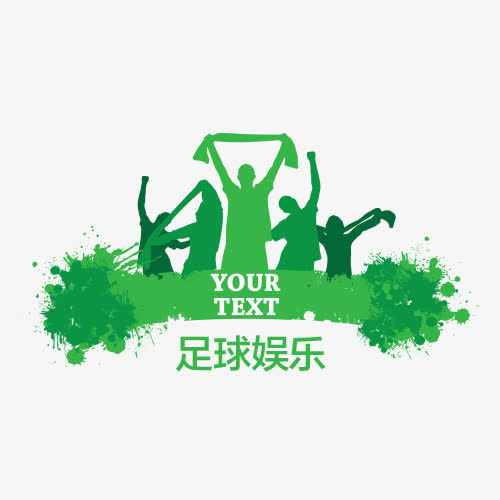 足球比赛banner矢量图