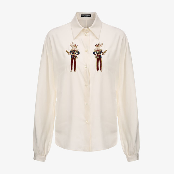 女士白色时尚休闲衬衫免抠