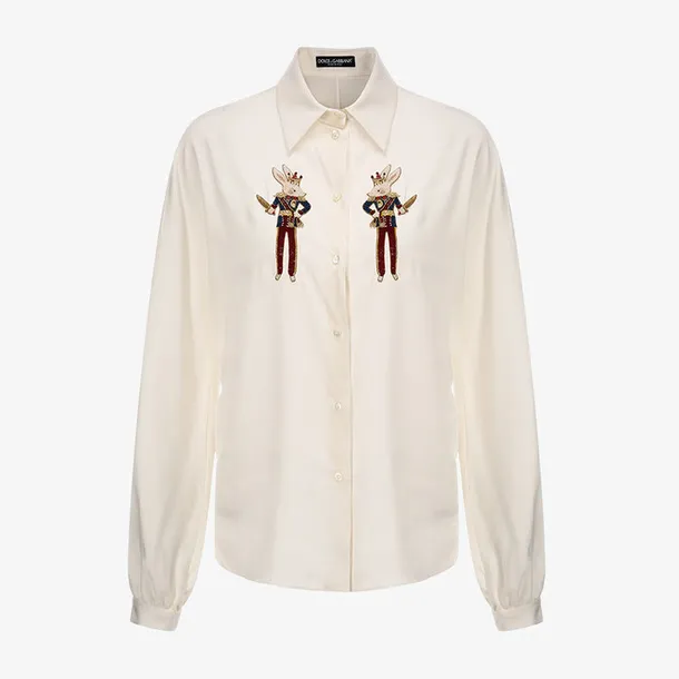 女士白色时尚休闲衬衫免抠