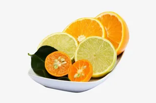 柠檬香橙 png素材免抠