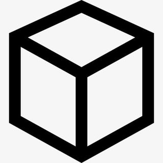 立方体的轮廓图标免抠