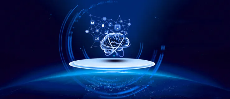 蓝色科技电子商务智能科技banner高清