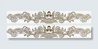 矢量中国传统文化纹理png免抠