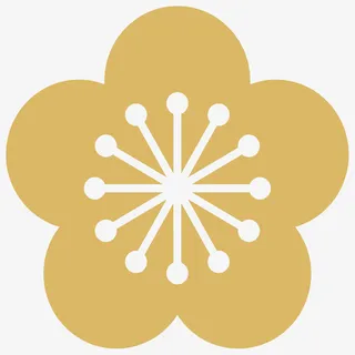 中国风金色樱花免抠