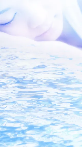 补水面膜小清新H5背景素材高清