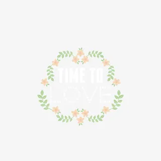 花枝婚礼logo免抠