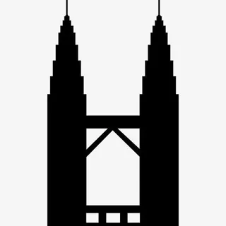 双子塔图标免抠