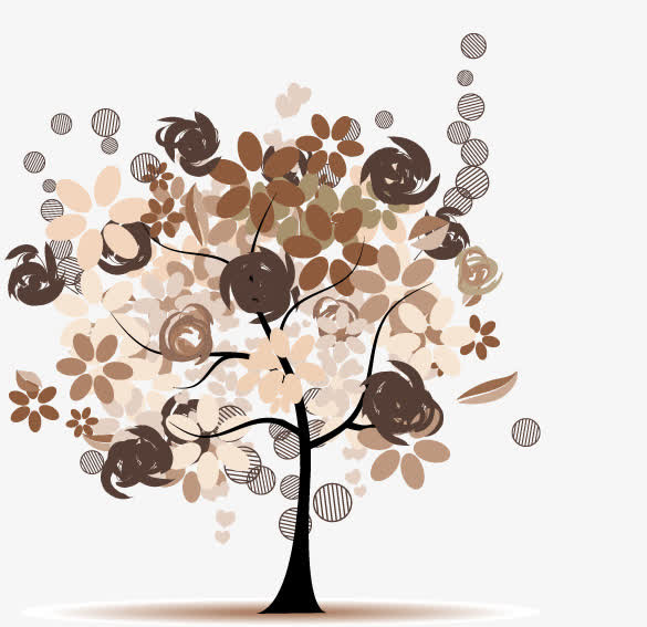 抽象小树图片免抠