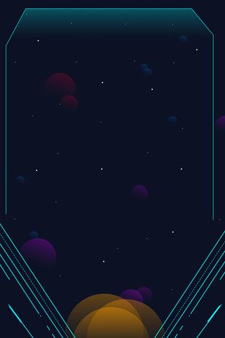 科技感线条边框广告背景高清