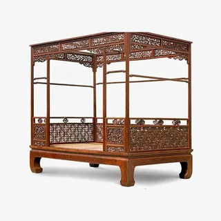 古风木床免抠