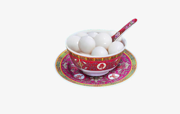 产品实物健康汤圆免抠