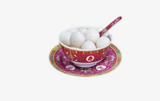 产品实物健康汤圆免抠