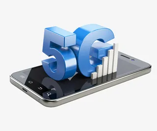 移动5G技术立体插画免抠