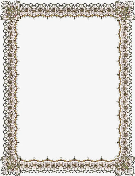 通用边框纹理 花免抠