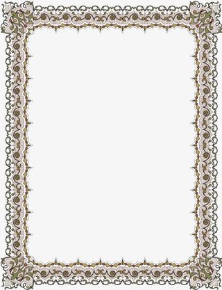 通用边框纹理 花免抠