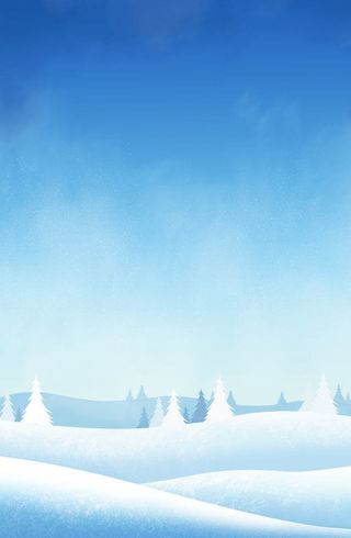 冬季卡通景观免抠