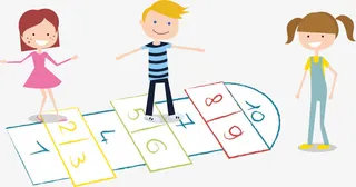 儿童游戏矢量免抠