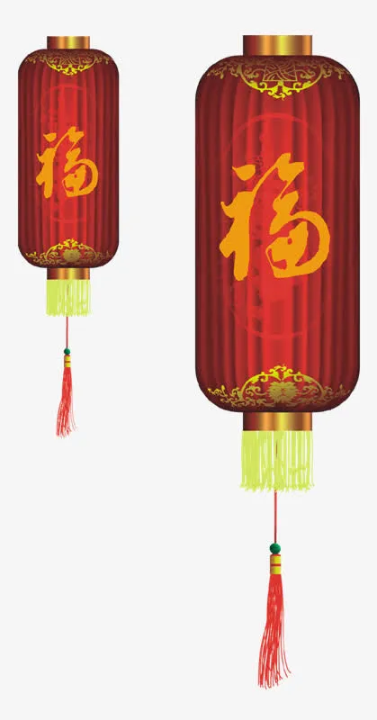 长红灯笼免抠