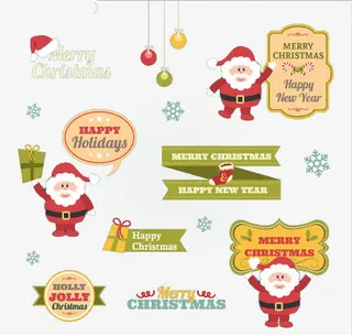 圣诞装饰元素免抠