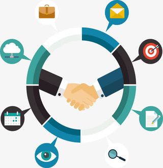 新兴公司商务创业免抠