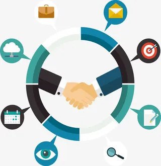 新兴公司商务创业免抠