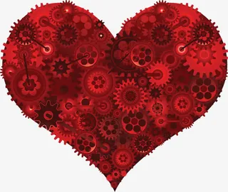 齿轮爱心免抠