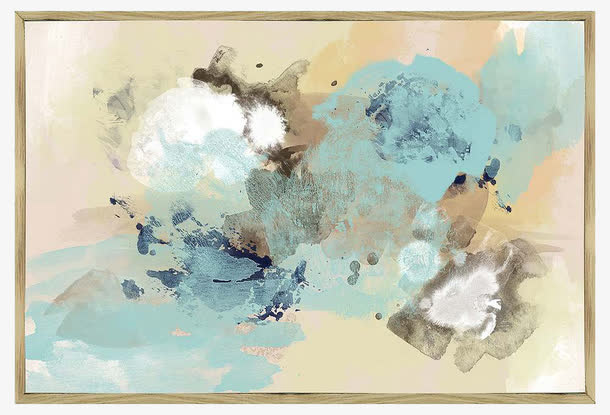 手绘无框画素材艺术剪影免抠