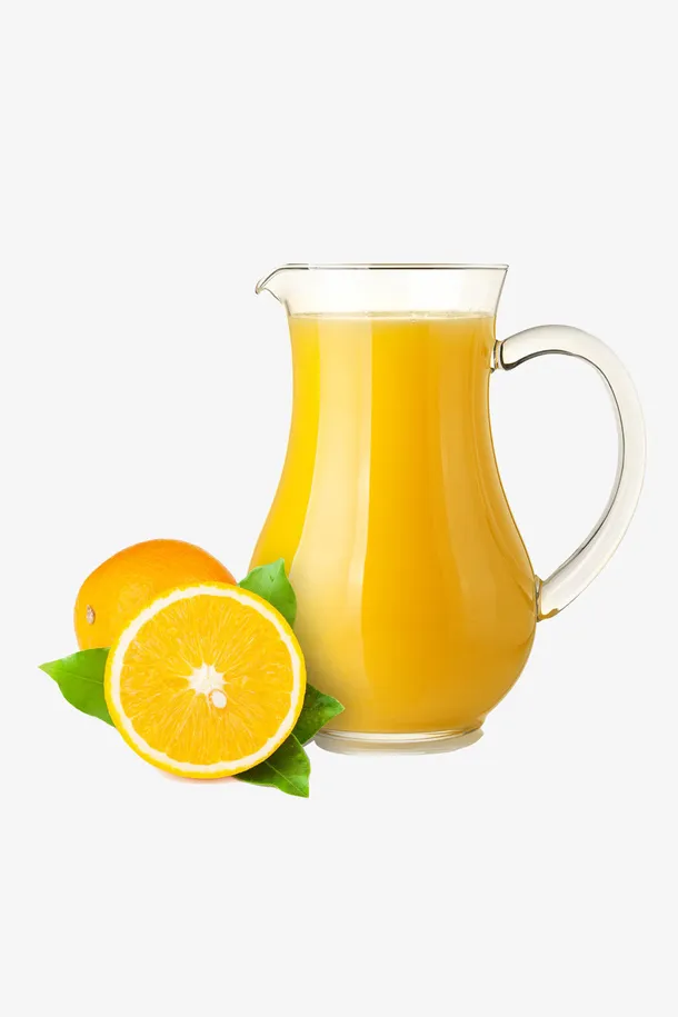 橙子 橙汁 鲜橙汁免抠
