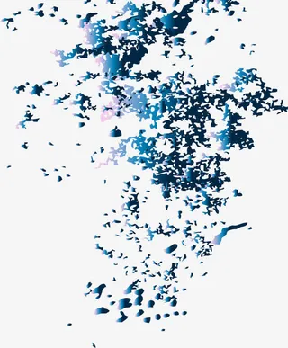 蓝色简约碎片背景