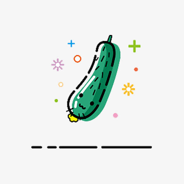 绿色黄瓜免抠