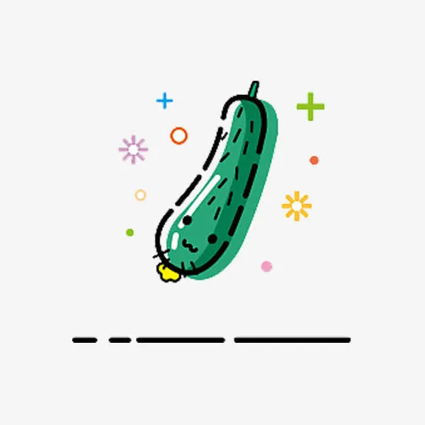 绿色黄瓜免抠