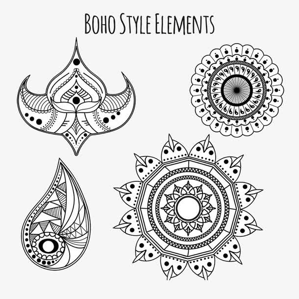 手工绘制的免抠