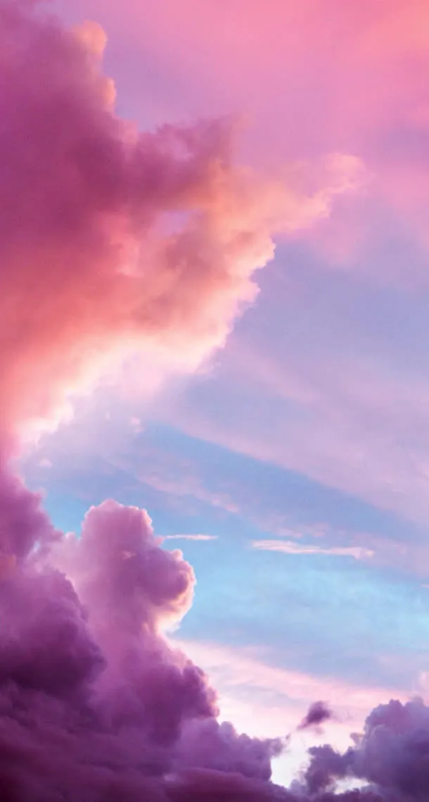 粉色梦幻卡通云彩免抠