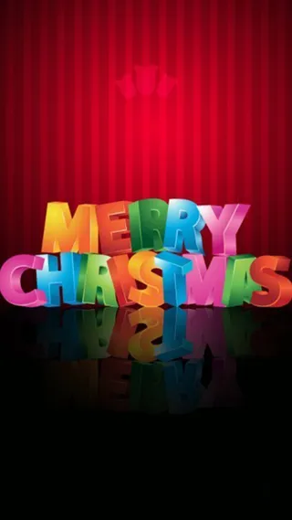 红色渐变圣诞快乐H5背景元素高清