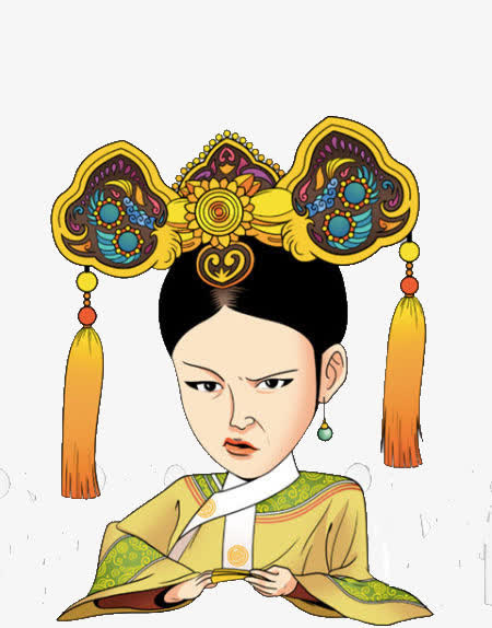 皇后娘娘表情图免抠