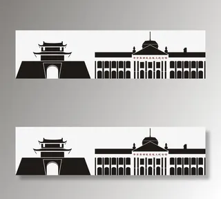 辛亥革命武昌起义纪念馆免抠图标元素