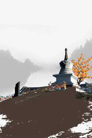 蓝天白云风景免抠