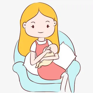 卡通宝妈坐在沙发上喂奶免抠 卡通宝妈坐在沙发上喂奶免抠