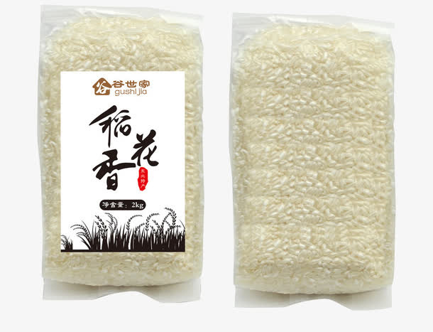谷世家稻花香米免抠