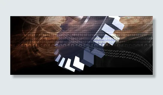 工业 数字 科技 齿轮 深色高清