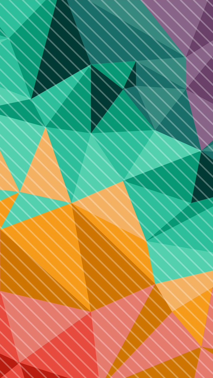 彩色立体几何H5背景高清