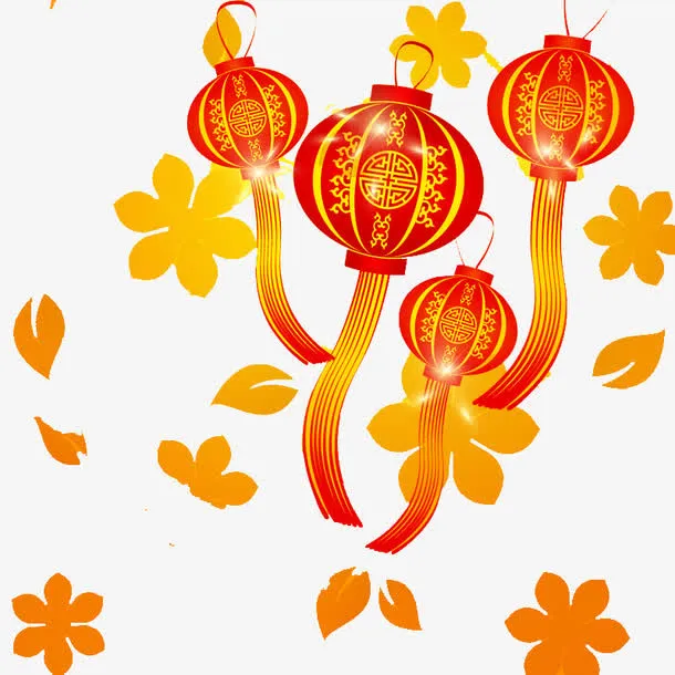 精美节日红灯笼设计矢量素材免抠